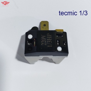 Tecmic tủ lạnh Rơ le Tecmic Block Tủ Lạnh 1/3hp Relay bảo vệ máy nén/ Termit 1/3hp