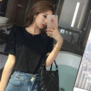 (ORDER) Áo thun lấp lánh hàn quốc - có ảnh thật