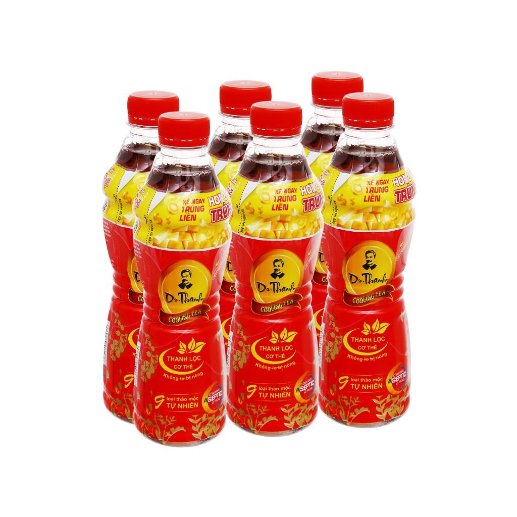 Trà thanh nhiệt Dr.Thanh lốc 6 chai