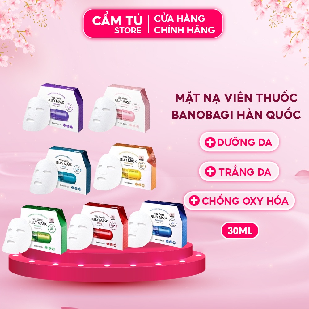 Mặt Nạ viên thuốc, Bổ Sung Vitamin  BANOBAGI Hàn Quốc 30ml - Làm trắng da, chống lão hóa nâng cơ chống chảy xệ | BigBuy360 - bigbuy360.vn