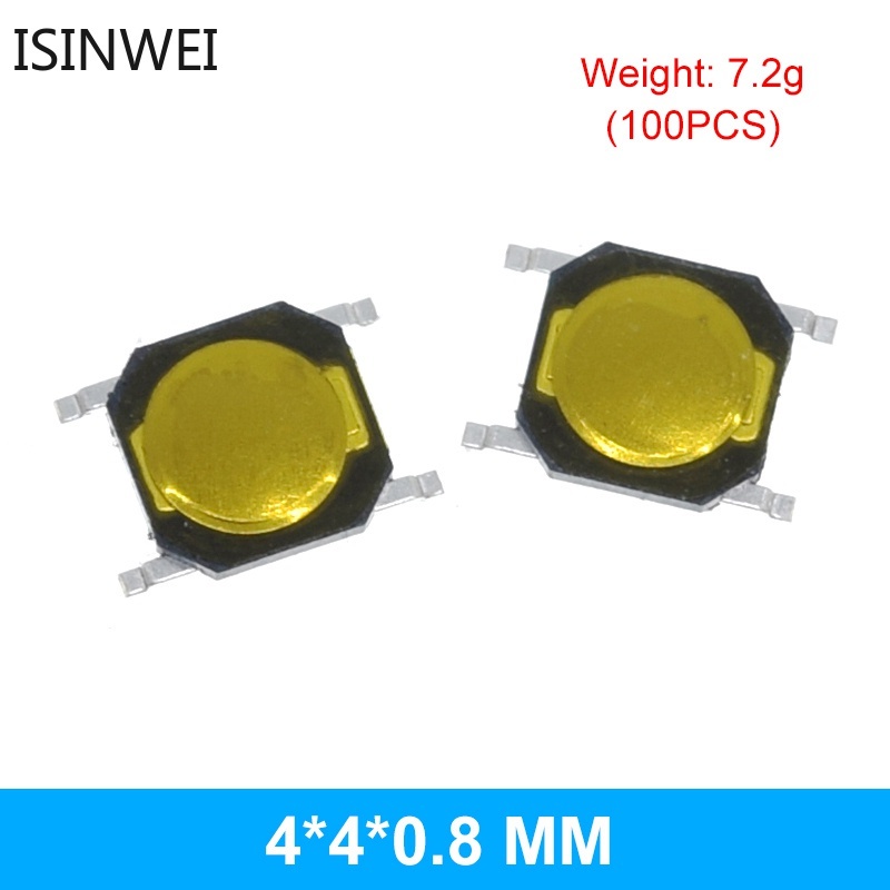 Set 100 Công Tắc Nhấn 3*6 3*4 4*4 SMD 2Pin 4Pin 3x4x2 3x6x4.3 3x6x2.5 3x6x5 4x4x1.5*2.5 Chất Lượng Cao