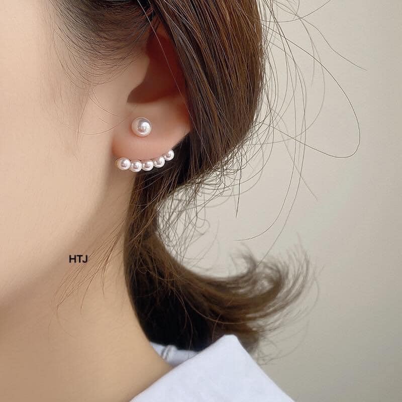 Bông tai bạc thật mẫu chùm hot trend / JQN- Cam kết bạc chuẩn, chất lượng, giá sỉ