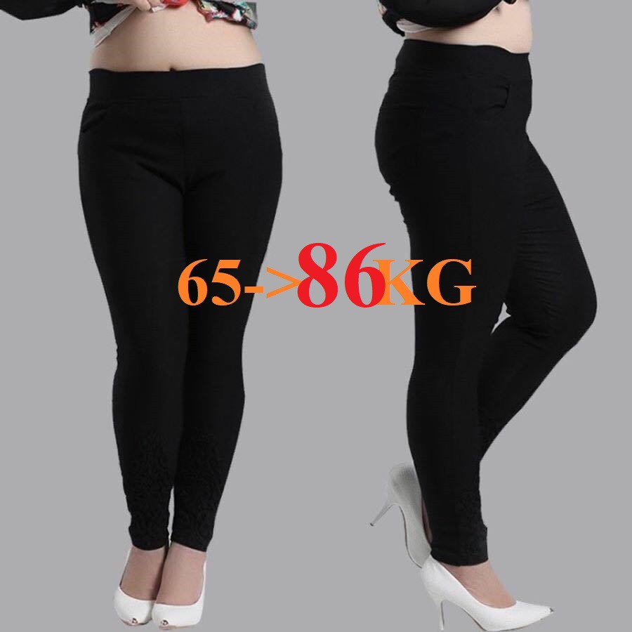 ■♕Quần Tregging Cạp Chun Nữ BIG SIZE 4 Túi 3XL 4XL 5XL 6XL 7XL cho người mập, Béo