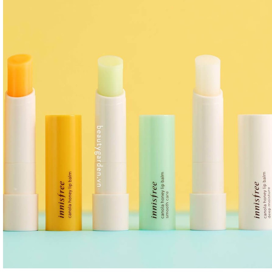 Son dưỡng môi mật ong không màu INNISFREE CANOLA HONEY LIP BALM