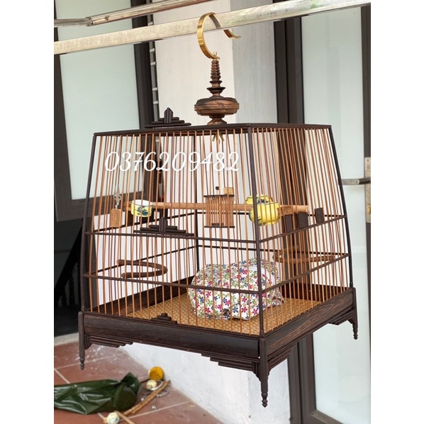 KHUNG LỒNG CHIM CHÀO MÀO ĐẸP CHẮC CHẮN CỘT TRÒN CHÂN MÁNG SÚNG SIÊU DẺ ĐẸP , DỄ RÁP