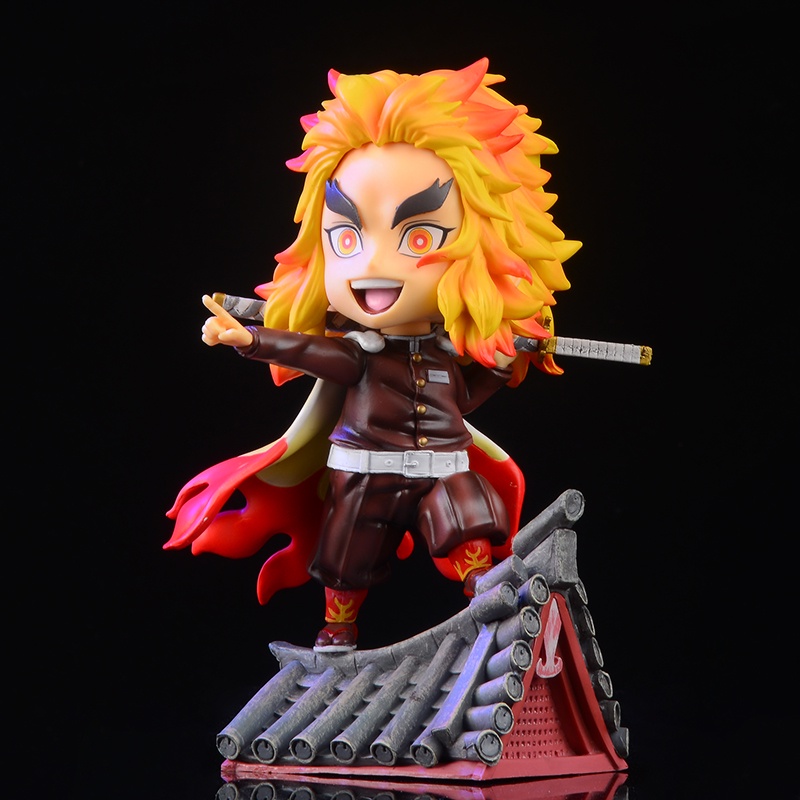 Mô hình Inosuke - tanjiro- viêm trụ Rengoku chibi 17cm siêu dễ thương