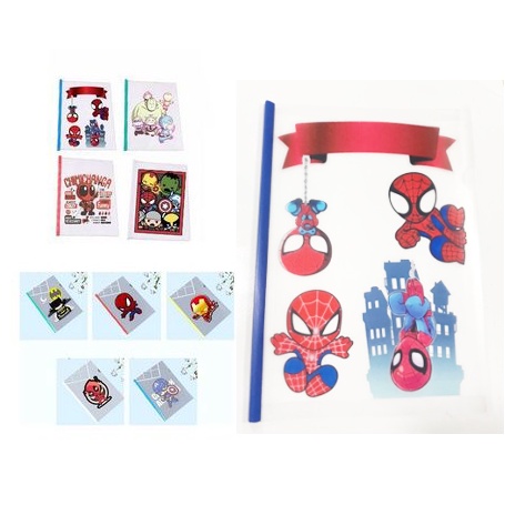 Kẹp tài liệu phi hành gia KTLI6 12 cung hoàng đạo ngựa thần siêu anh hùng jinbeisan usagyuuun gấu thỏ cherry berry kitty