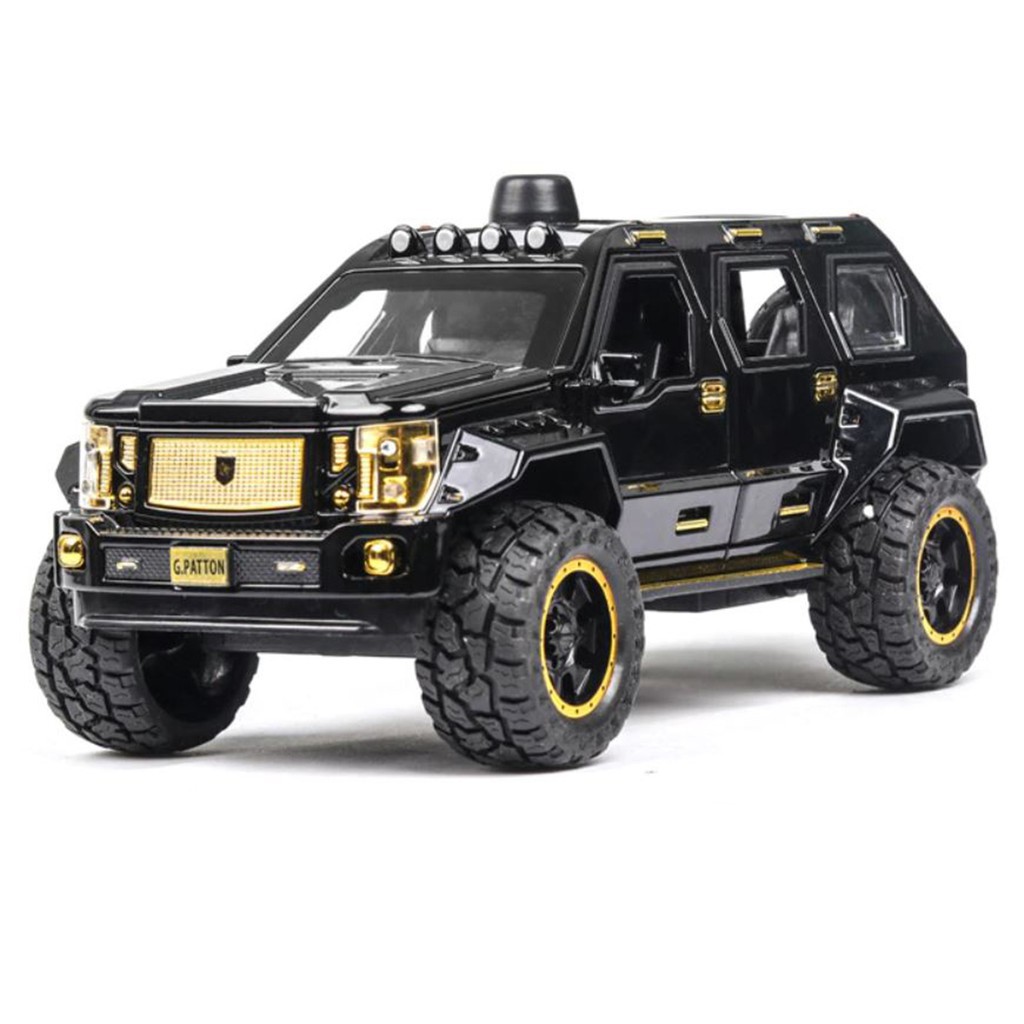 Mô Hình Xe Bọc Thép G-PATTON 1:24 Hãng CheZhi, Khung Xe Kim Loại Kiểu Dáng Mạnh Mẽ