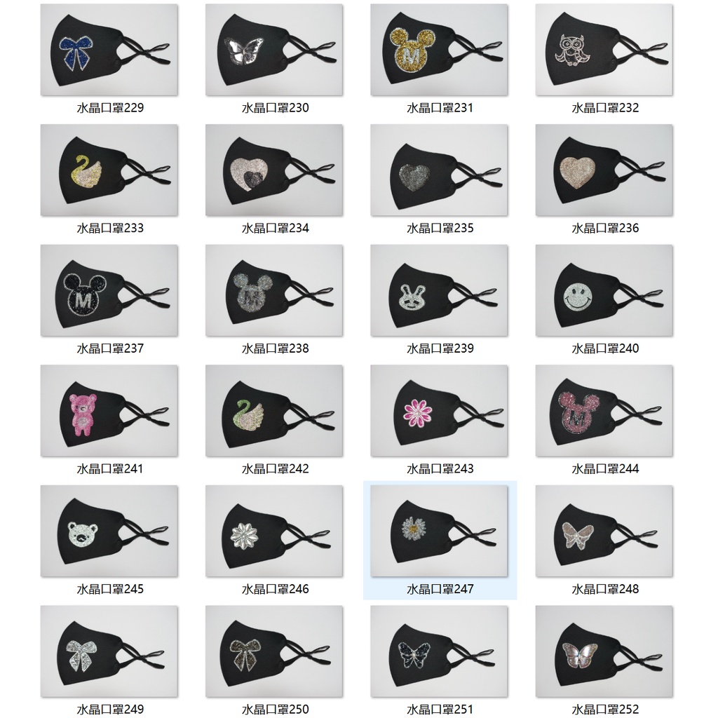 Khẩu Trang Hình Gấu Trúc Thoáng Khí Có Thể Tái Sử Dụng Cho Người Lớn /