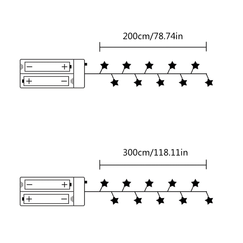 Đèn LED dây trang trí cây thông Noel đồ nội thất hình bông tuyết 2/3M