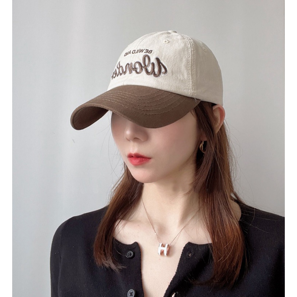 Mũ lưỡi trai thêu chữ Wonder unisex Hàn Quốc đẹp rẻ ulzzang nam nữ - Nón kết
