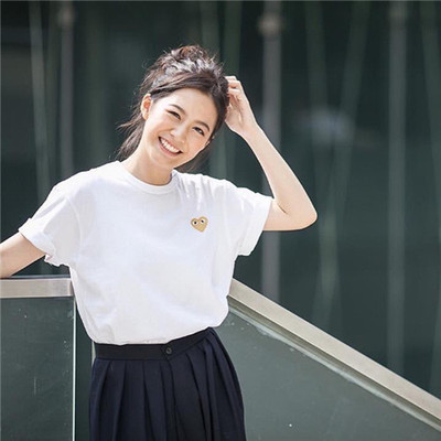 Áo thun tay ngắn in hình trái tim đáng yêu cho cặp đôi