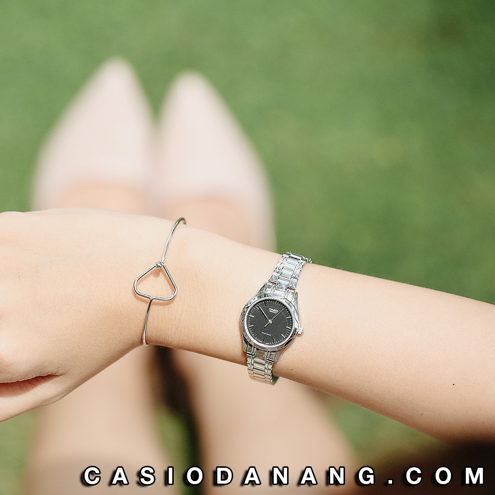Đồng hồ nữ dây kim loại Casio chính hãng Anh khuê LTP-1275D-1ADF (25mm)