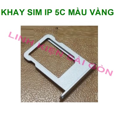 KHAY SIM IP 5C MÀU VÀNG