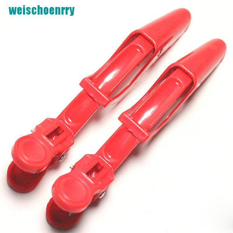 Rér●Set 5 Kẹp Tóc Bằng Nhựa Và Nhôm Tiện Dụng Cho Salon