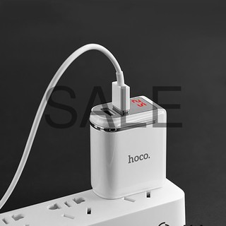 [Xả hàng] Cóc sạc Hoco C39 2 cổng USB có led tiện lợi. Loại tốt