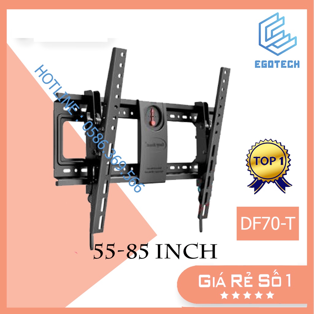 Giá Treo Tivi Gật Gù NB DF70-T 50 – 70 Inch - Điều Chỉnh Góc Nghiêng Tivi 12 Độ