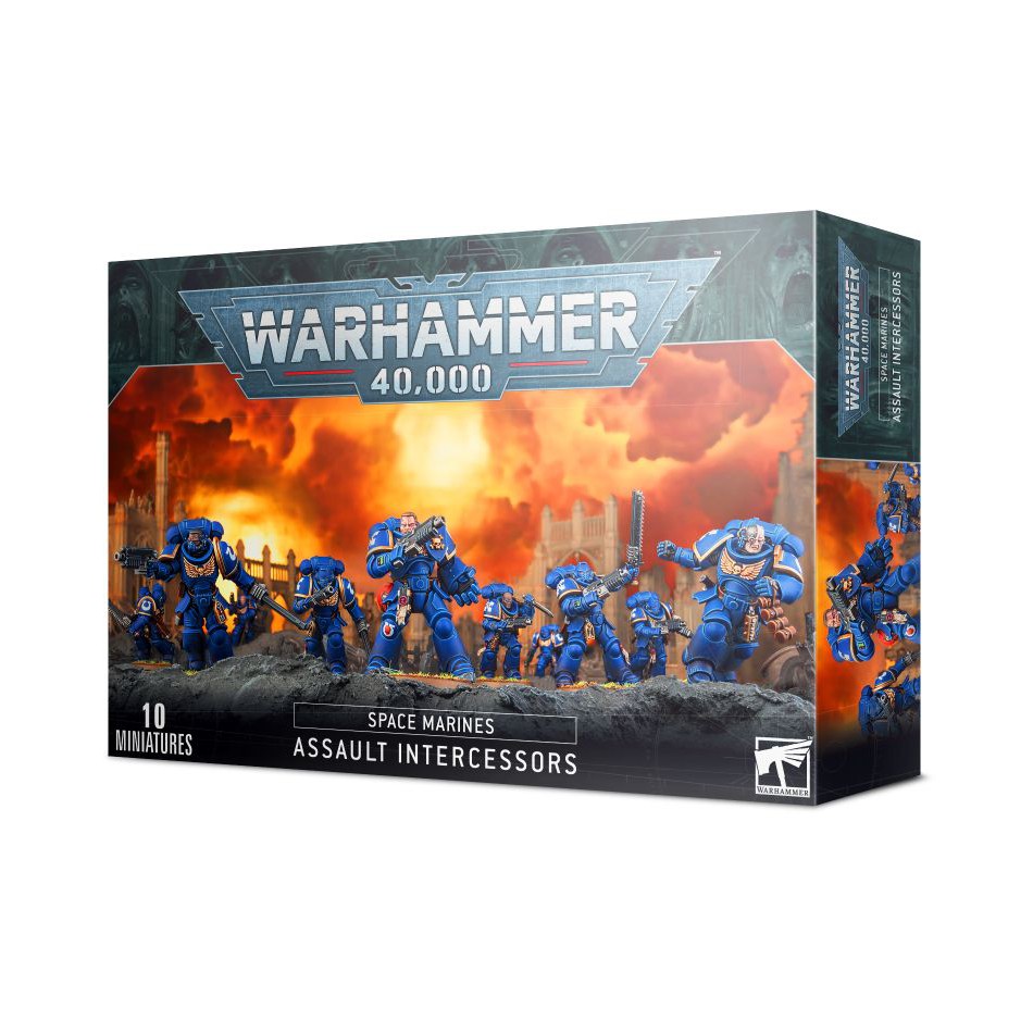 Mô hình nhân vật Warhammer Space Marines Assault Intercessors