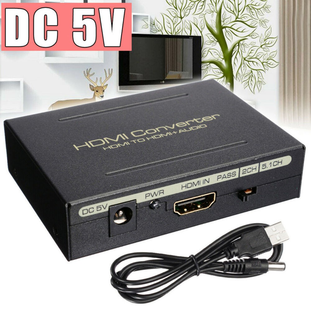 Bộ Chuyển Đổi Âm Thanh Hdmi 4k Hdmi 5.1ch 1080p