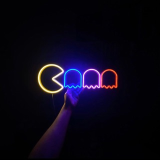 Đèn 𝐍𝐞𝐨𝐧 𝐏𝐚𝐜𝐦𝐚𝐧 trang trí decor không giano (TẶNG NGAY mạch điều khiển tích hợp)