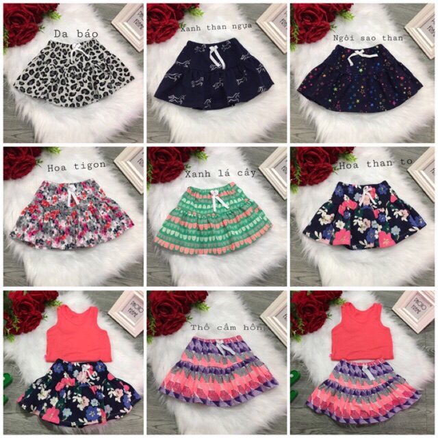Chân váy bé gái