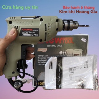 máy khoan bắn vít cầm tay Crowtool C10070 lõi đồng 100% Tặng kèm mũi vít bảo hành 6 tháng hàng chất lượng tốt nhất