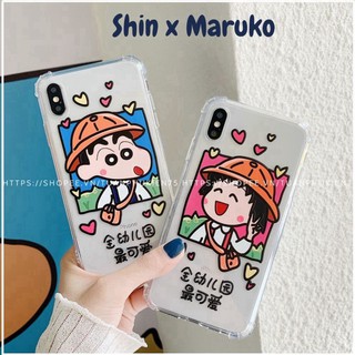 Ốp lưng iphone ⚡ ốp iphone shin & maruko ⚡ iphone6/6s/7/7plus/8/8plus/x/xs/xsmax/11/11promax