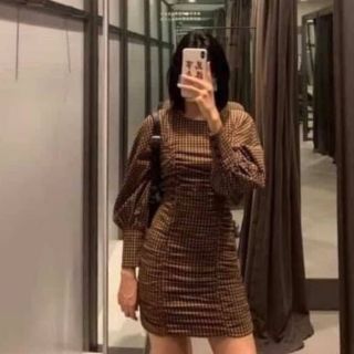 Đầm zara sọc sang Ảnh thật ở cuối