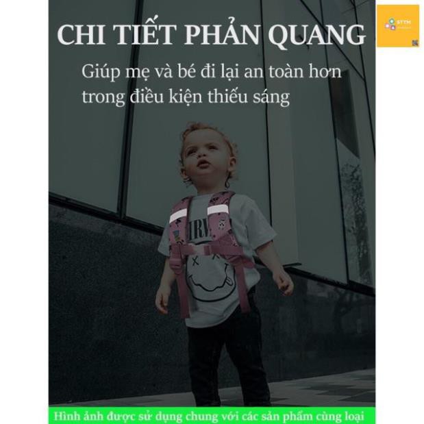 Túi xách, Balo bé trai chính hãng TOCHANG họa tiết gấu xây dựng, siêu nhẹ, chống thấm nước cho bé