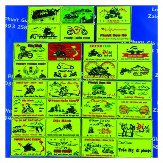 30 LOGO CÁC NHÓM PHƯỢT COMBO TEM PHƯỢT