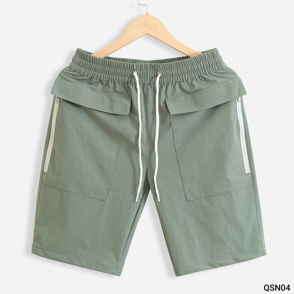 Quần Đùi Nam Vải Gió Túi Dán Khóa Ngược Thời Trang ZERO | BigBuy360 - bigbuy360.vn