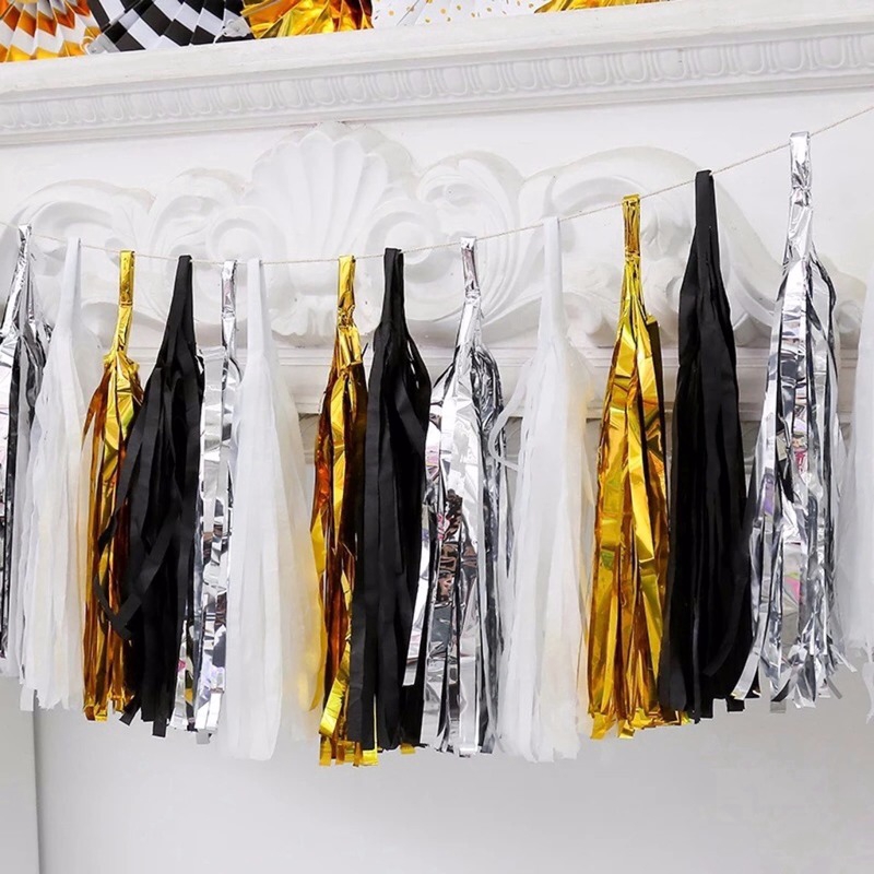 Dây Tua Rua Giấy Trang Trí Tiệc