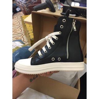 Giày rick owens ( sẵn đủ size khóa bạc )