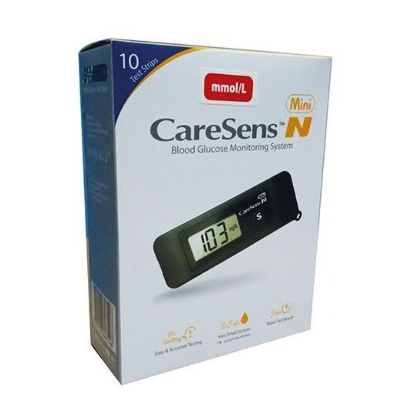 Máy đo đường huyết Caresens N mini nhập khẩu Hàn Quốc 🇰🇷