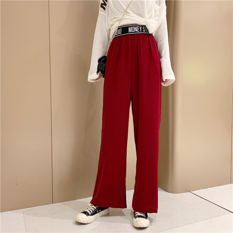 Quần Dài Ống Rộng Thời Trang Mùa Thu Cho Nữ