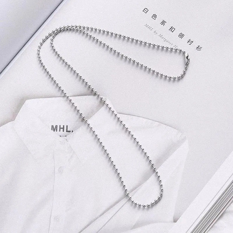 Vòng cổ Hình Xương Quai Xanh Đen Phong Cách hip hop Thời Trang Cho Nữ