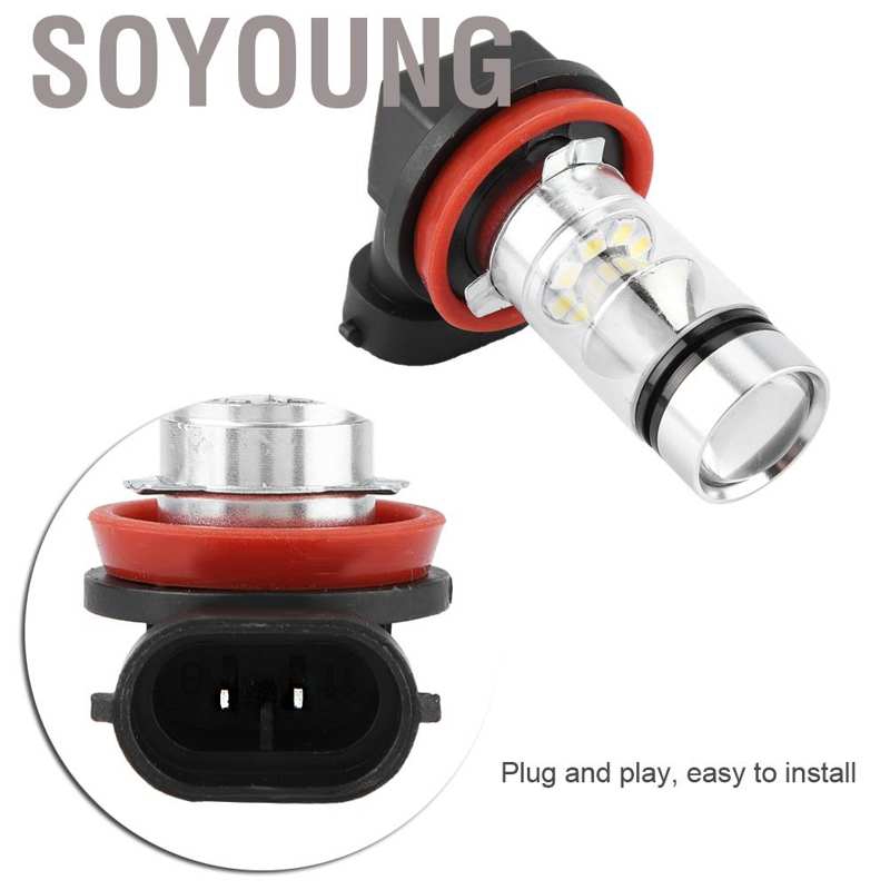 [Hàng tồn kho] Đèn Pha Chống Sương Mù H11 H8 100w 20 Bóng Led Dành Cho Xe Hơi