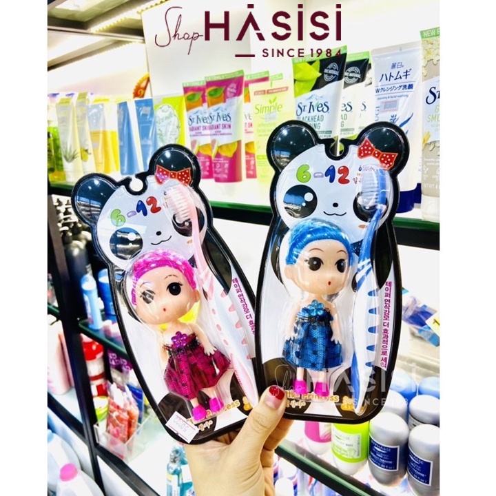 Bàn Chải Em Bé 6-12 Tuổi LITTLE PRINCESS (Kèm Búp Bê - Các Màu)