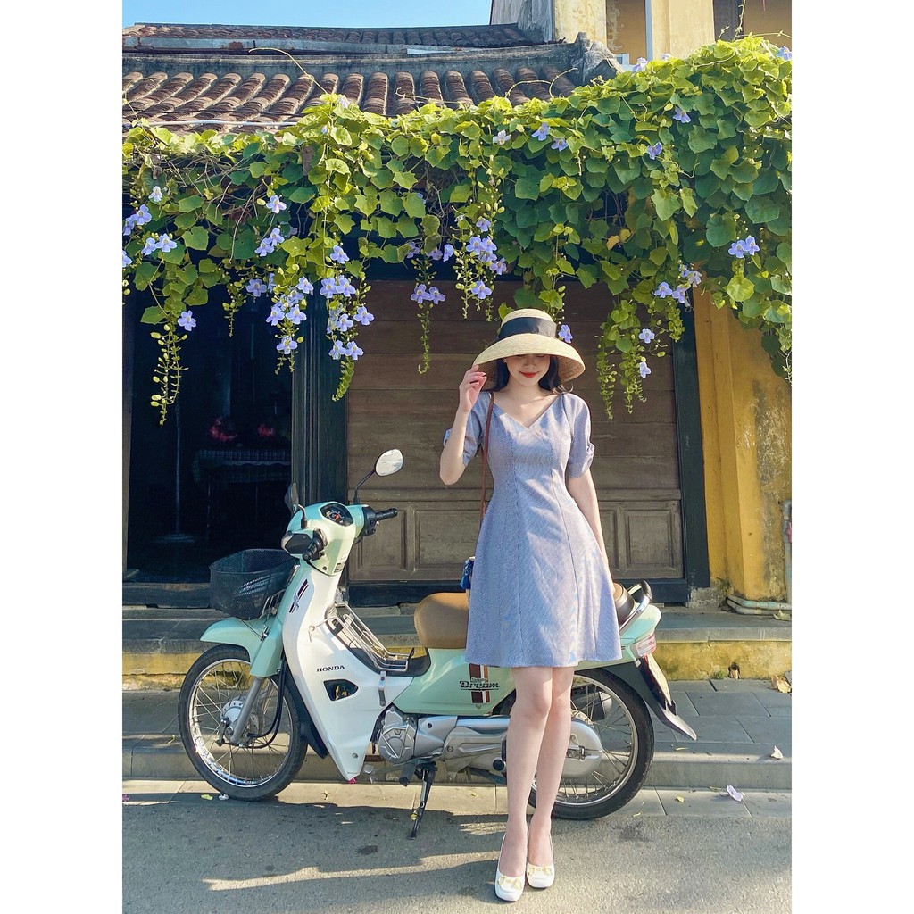 Váy cổ tim tay lỡ Zym's House - LT155 | BigBuy360 - bigbuy360.vn