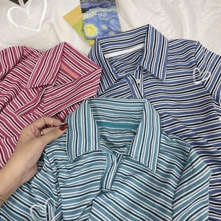 ĐẦM THUN SỌC POLO 3 MÀU