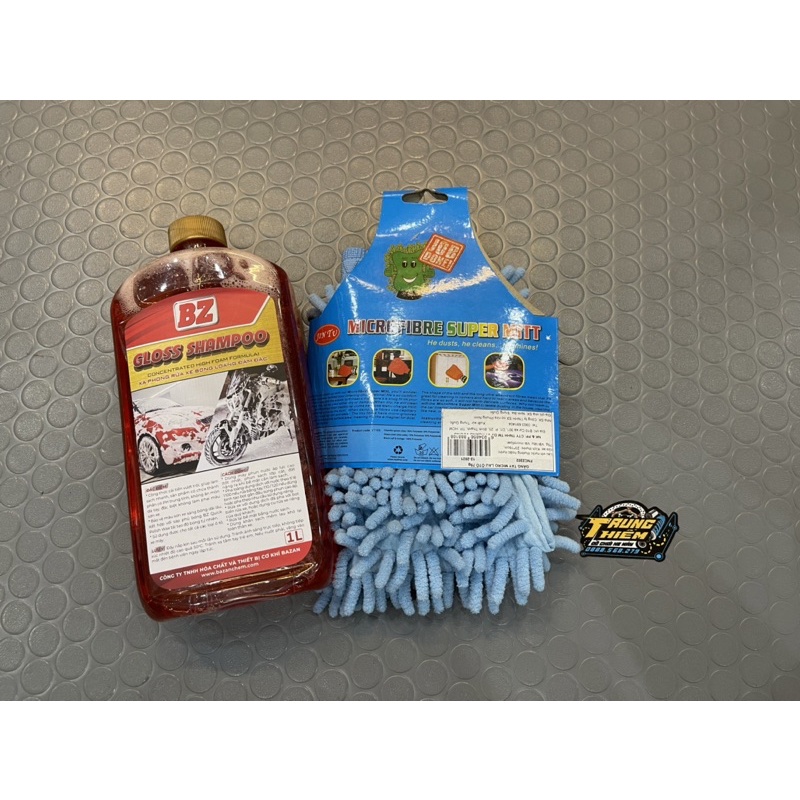 Xà bông Bz rửa xe Gloss shamboo siêu bọt siêu thơm