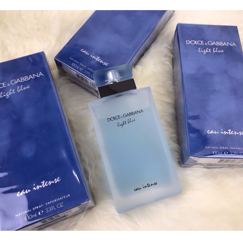 Nước Hoa Nữ Dolce Gabbana Light Blue Eau Intense Chính Hãng 10ml