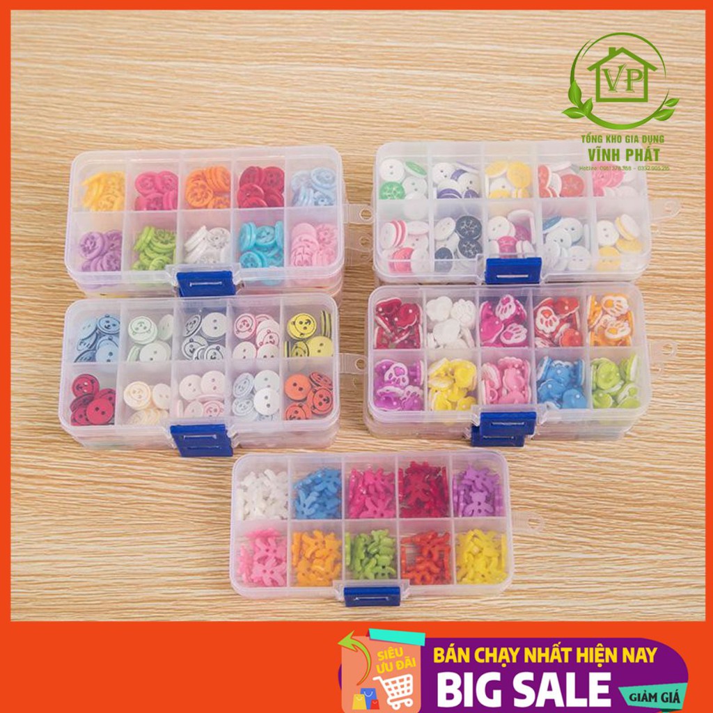 Hộp Chia Ngăn Đựng Trang Sức, Phụ Kiện 10/ 15 Ngăn 1253