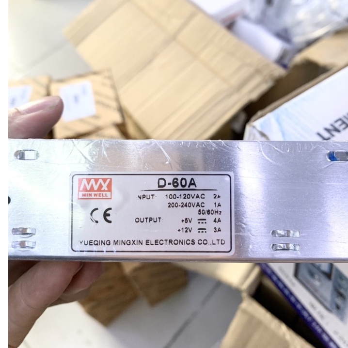 Nguồn Tổ Ong D-60A Kép 5V/4A - 12V/3A