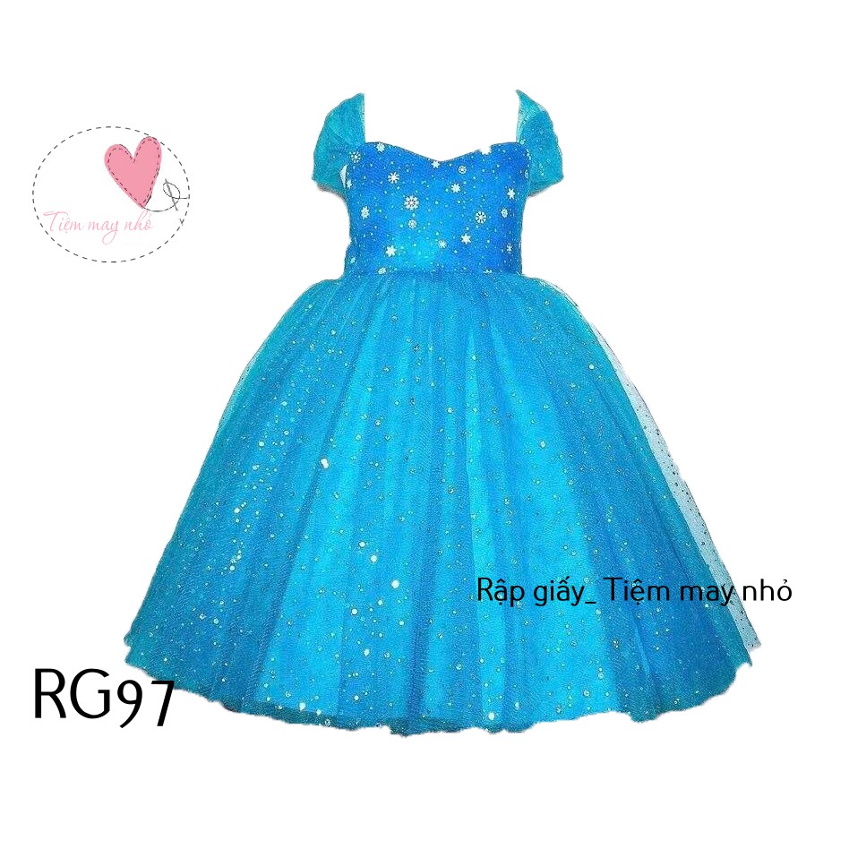 RẬP GIẤY RG97_ ĐẦM ELSA (VÁY DÀI TỚI GÓT CHÂN: 1-4T)