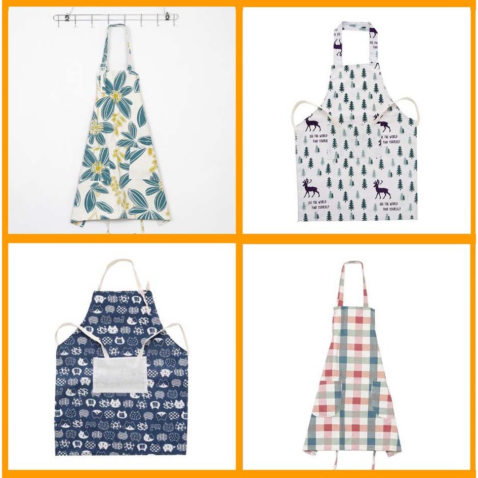 [12 mẫu] Tạp dề nấu ăn, tạp dề hình thú (không chống nước)