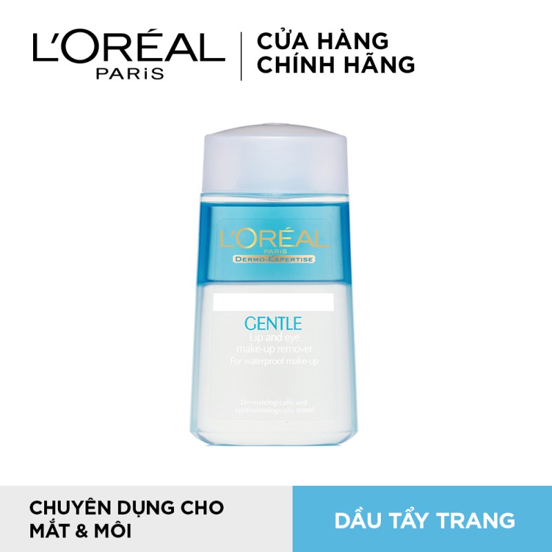 Nước tẩy trang mắt và môi L'Oreal Paris Gentle Care 125ml