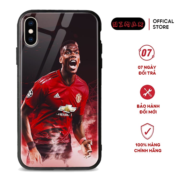 Ốp Chống Ố Iphone 8 Plus In Hình Paul Pogba NIMAX Cho Iphone 12 11 Pro Max Mini 6 6S 7 8 8P 7P 6P 6Sp X