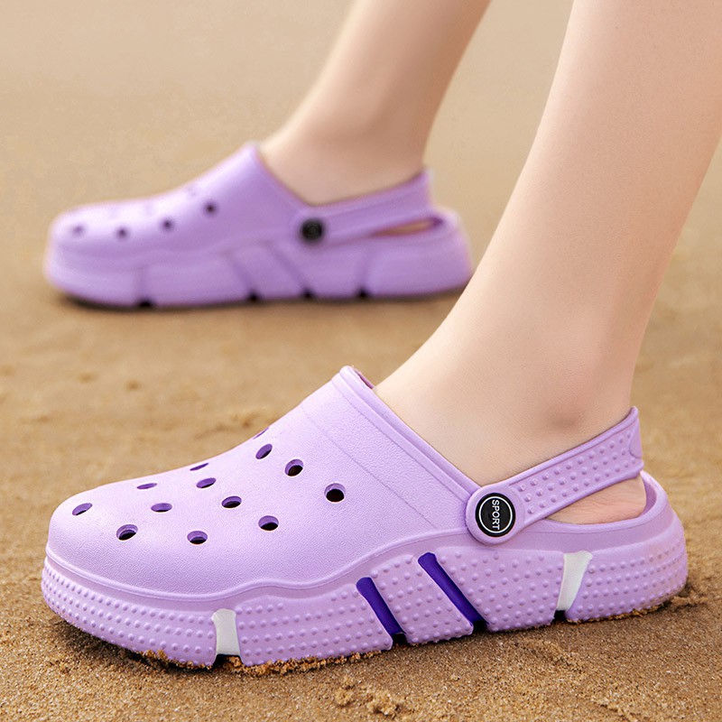 Giày Crocs Siêu Nhẹ Thoáng Khí Chống Thấm Nước Thời Trang Cho Cặp Đôi