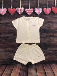 Bộ Noubaby cộc tay 100% sợi tre